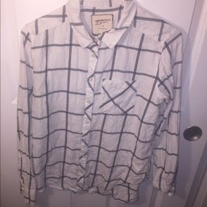 White and gray flannel